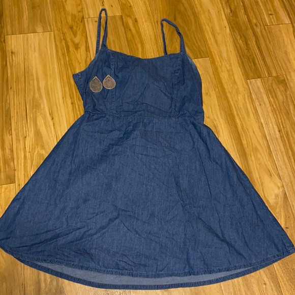 Derek Heart Dresses & Skirts - Denim Mini Backless Dress